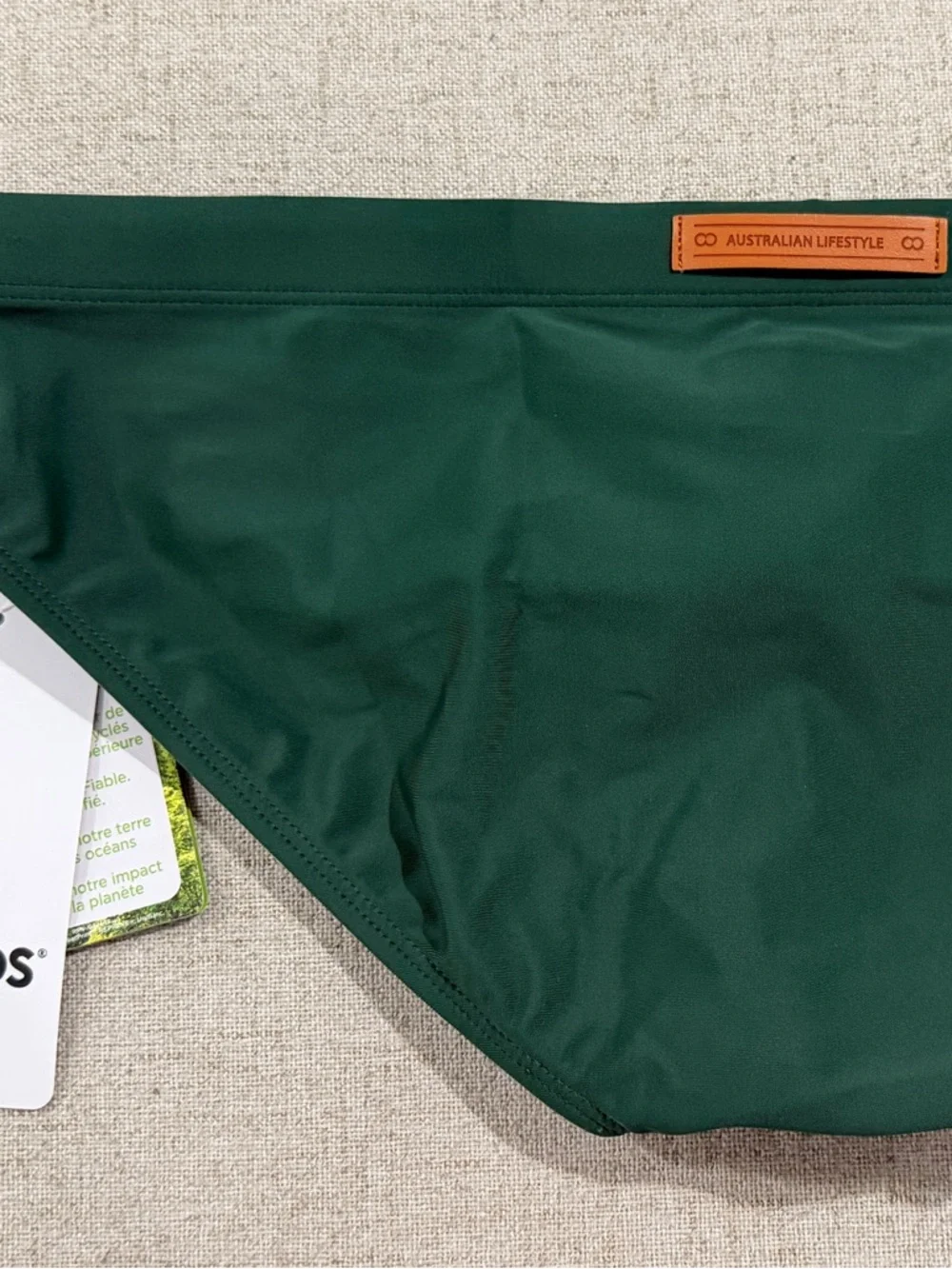 2EROS V10 Core Men’s Swim Brief – Dark Green. Medium 32-33. NWT.